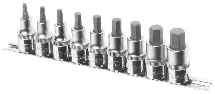 Набор торцевых головок JTC AUTO TOOLS H409H, 9 предм.
