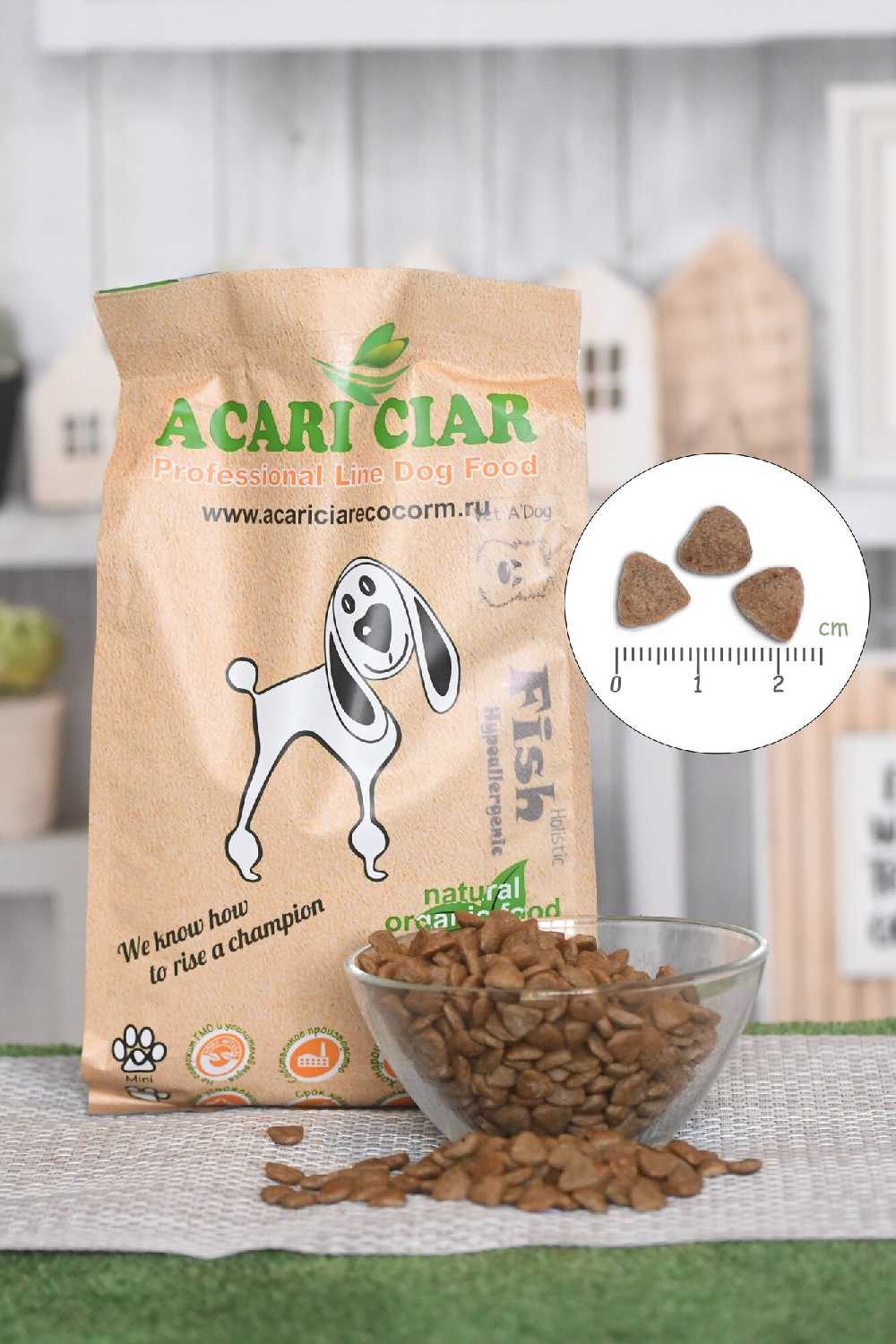 Сухой корм для собак DE'LUX Vet A Dog Hypoallergenic Fish (Акари Киар) фотография 10