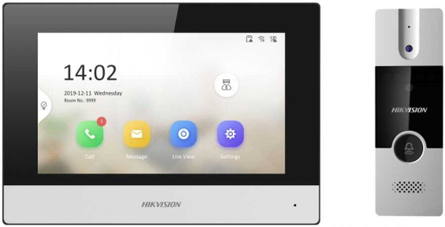Комплект домофона HIKVISION DS-KIS302-P