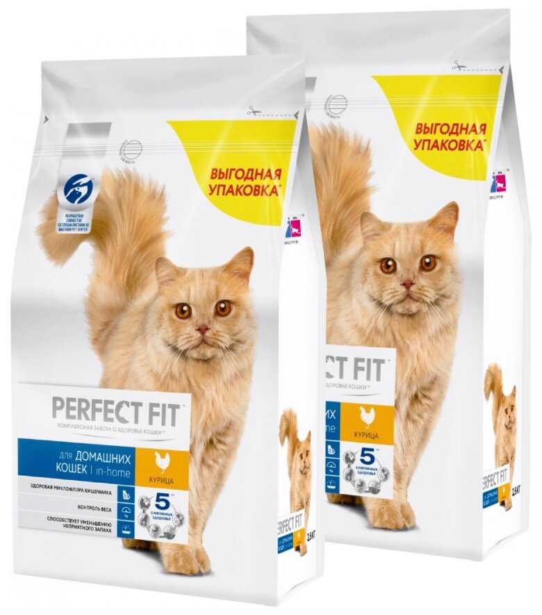 Корм для кошек Perfect Fit In-home (с курицей) фотография 9