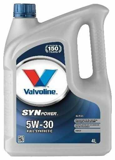 Синтетическое моторное масло VALVOLINE SynPower XL-III C3 5W-30 фотография 1