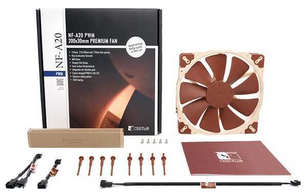 Компьютерная Система Охлаждения Noctua NF-A20 PWM фотография 3