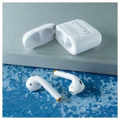 Наушники HOCO EW06 True wireless BT headset, беспроводные, Bluetooth, 350 мАч, белый фотография 10
