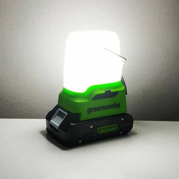 Аккумуляторный светодиодный фонарь Greenworks G24LA500 (3501007) фотография 12