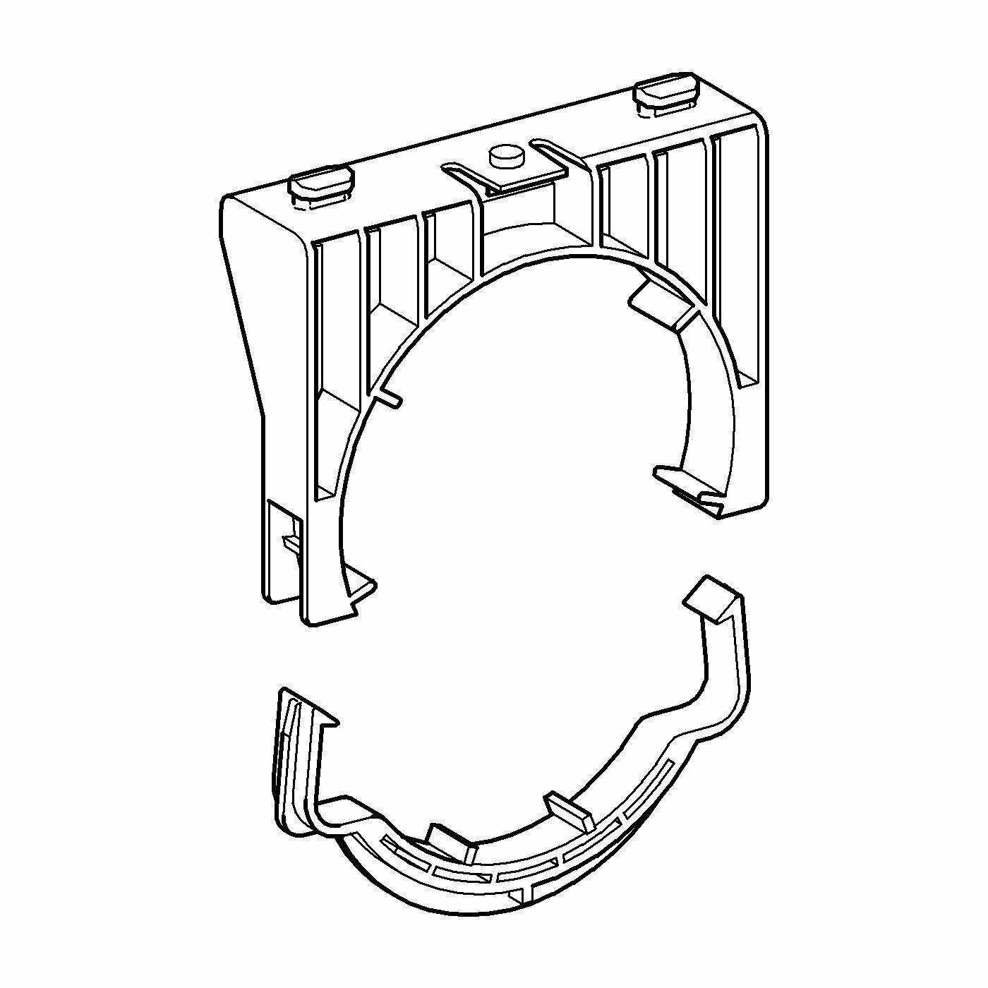 Крепление GROHE Крепление канализационного отвода (для инсталляции) фотография 1