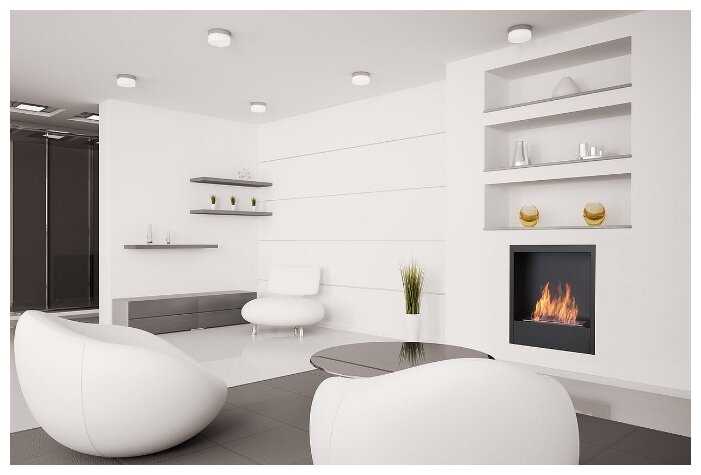 Биокамин встроенный Silver Smith SHELL фотография 1