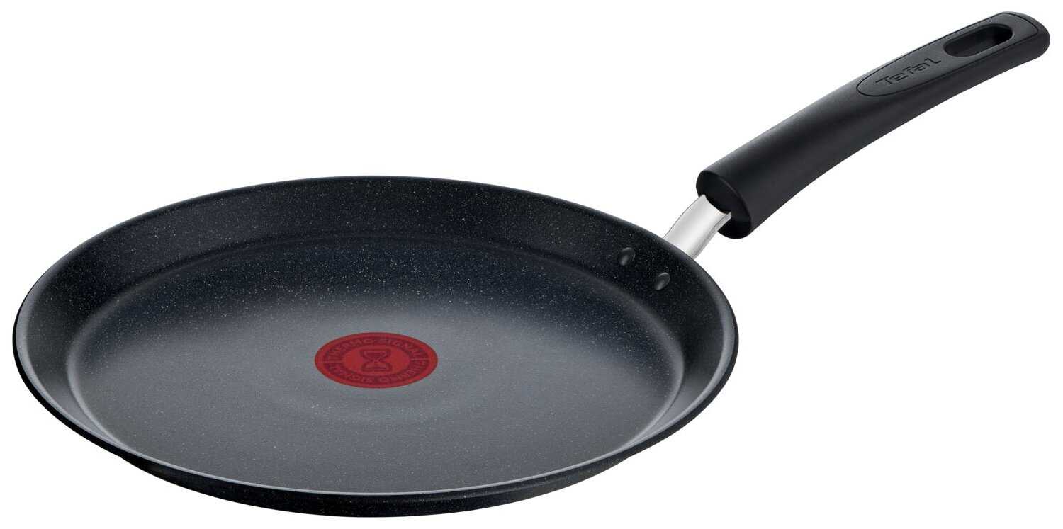 Сковорода для блинов Tefal Black Stone G2813872, 25 см