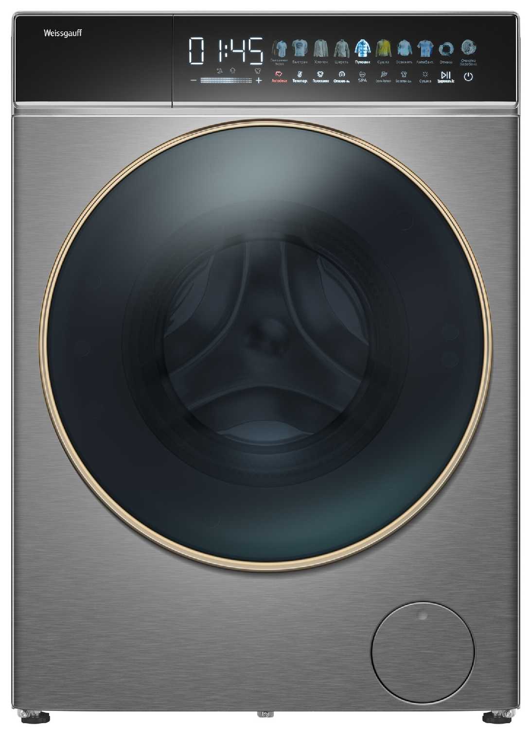 Стиральная машина Weissgauff WMD 58411 Direct Drive Inverter Premium Steel (WMD 58411)