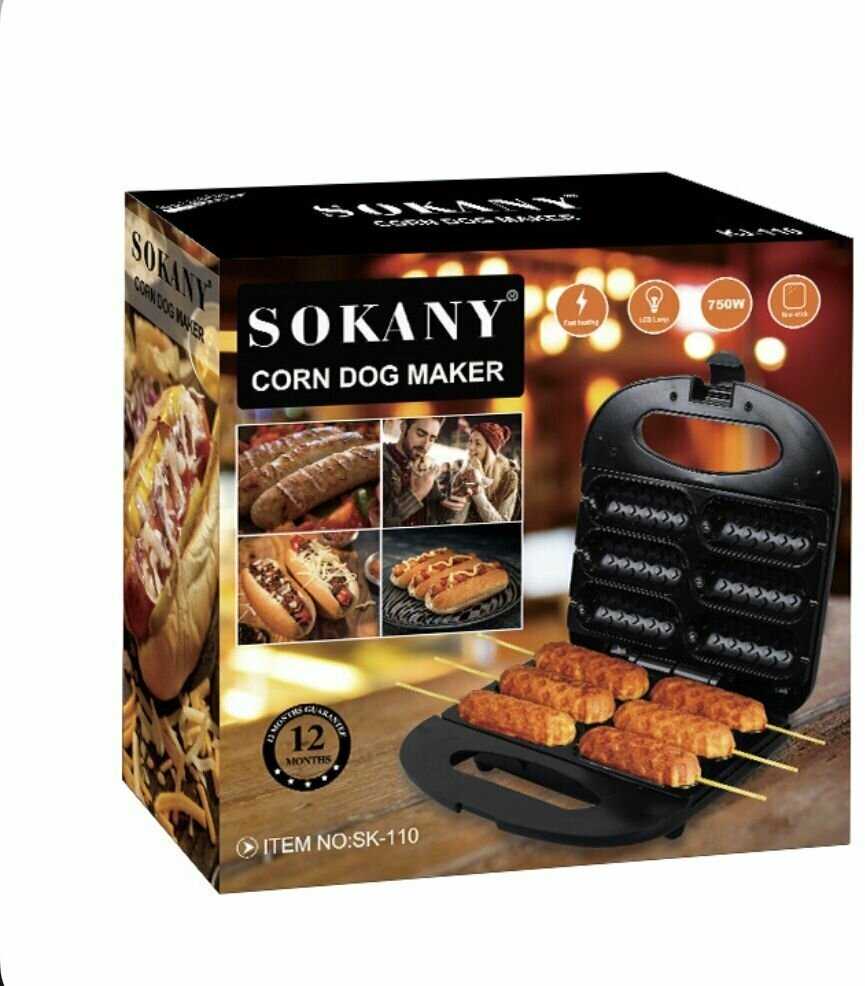 Вафельница для хот-догов SOKANY (110) фотография 9
