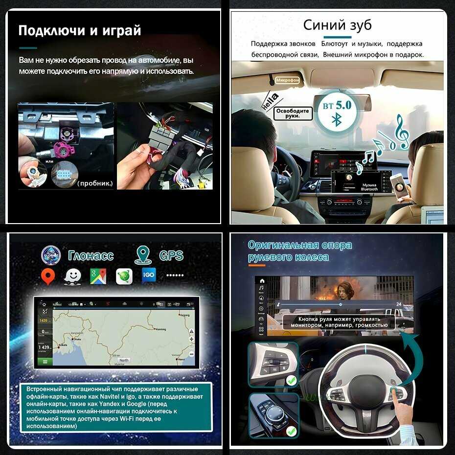 Автомагнитола 2 DIN Для AUDI A4 B8 A5 2009-2016 Андроид 14 Carplay Android Auto (8G256G LOW Version) фотография 6