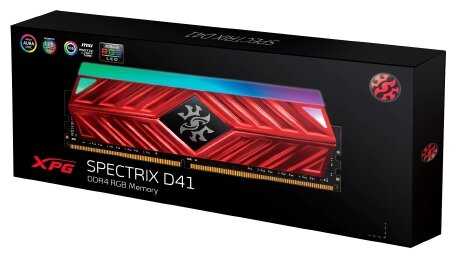 Оперативная память XPG Spectrix D41 8 ГБ DDR4 3200 МГц DIMM CL16 AX4U32008G16A-SR41 фотография 2