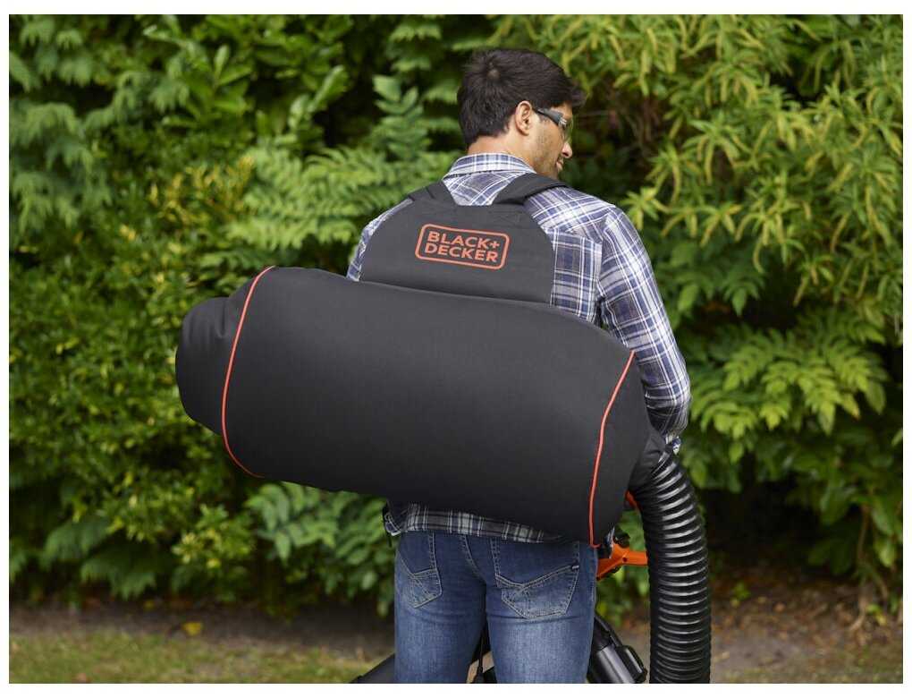 Электрическая воздуходувка BLACK+DECKER Воздуходувка (BEBLV300) фотография 7
