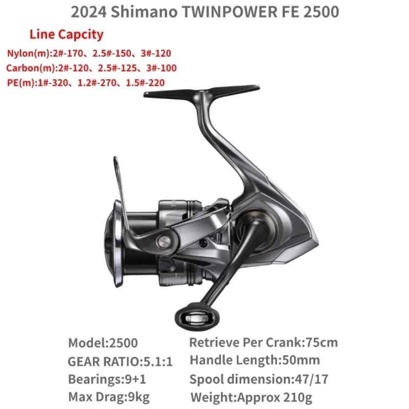 Спиннинговая рыболовная катушка SHIMANO Twin Power (C2500SXG) фотография 20