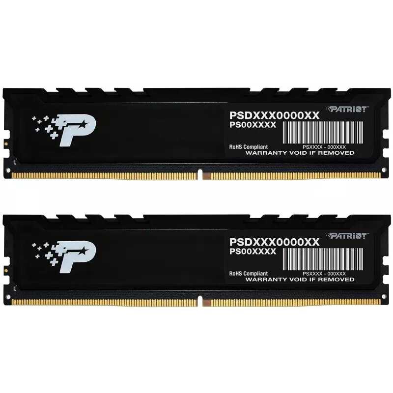 Оперативная память Patriot DDR-5 DIMM 32Gb (2x16Gb) (PSP532G4800KH1) фотография 7