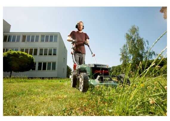 Аккумуляторная газонокосилка Metabo RM 36-18 LTX BL 46 (601606850) фотография 11