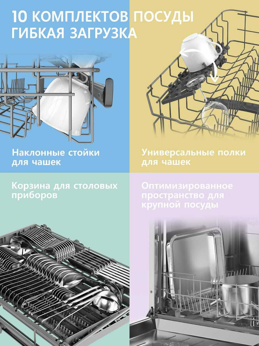 Встраиваемая посудомоечная машина Comfee CDWI604i фотография 3