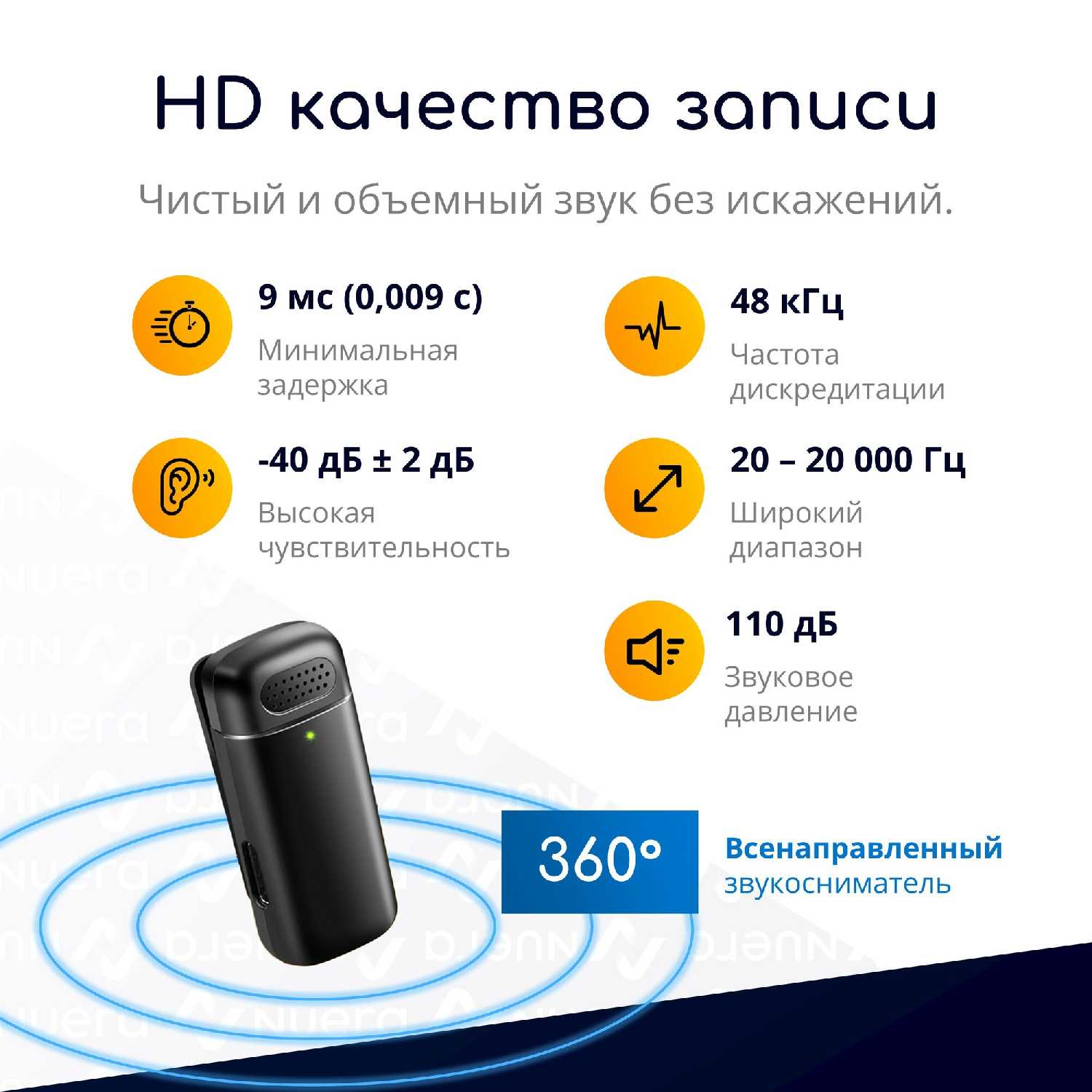 Микрофон NOBUS K6-C (2 шт.) фотография 5