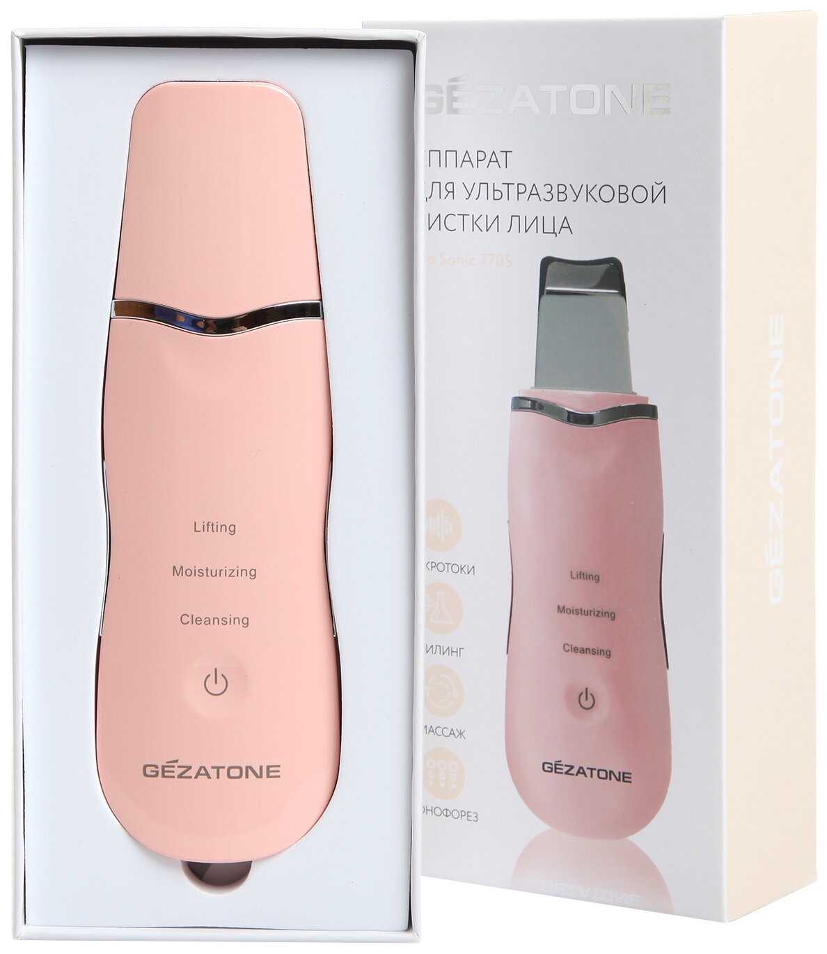 Аппарат для ультразвуковой чистки и лифтинга Gezatone Bio Sonic 770S фотография 10