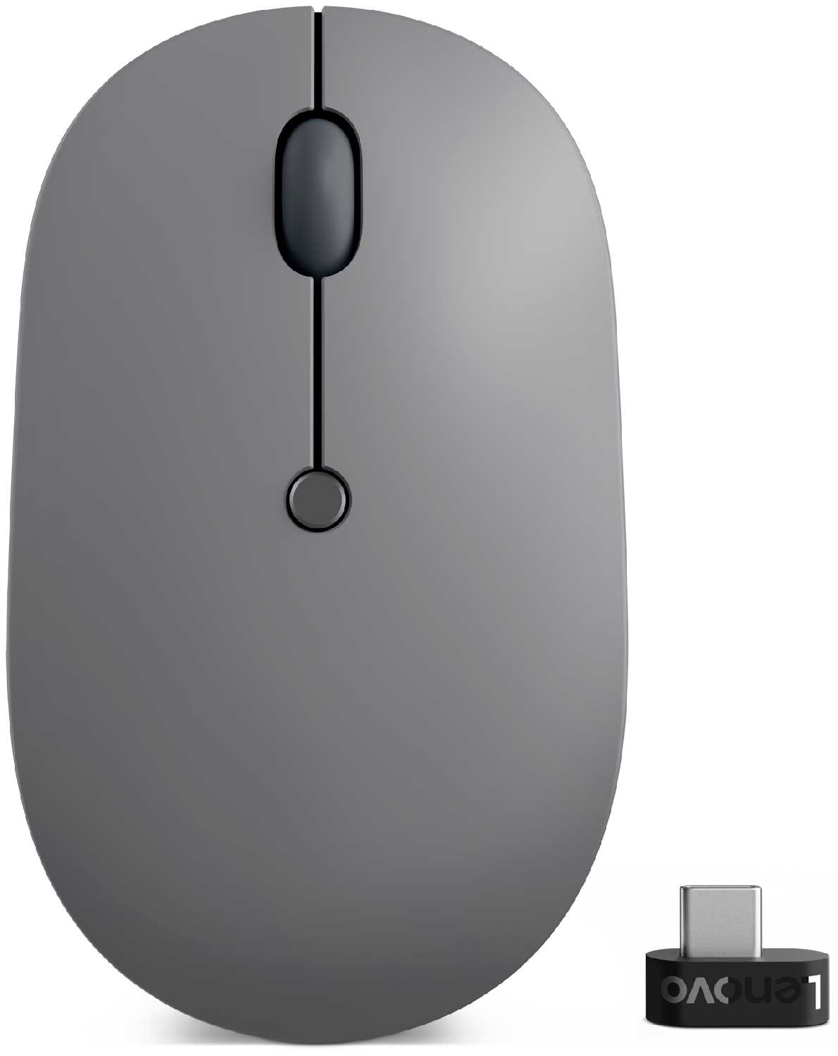 Мышь беспроводная Lenovo Go USB-C Wireless Mouse (GY51C21210), серый