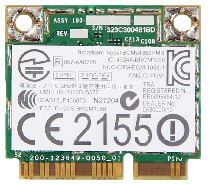 Bluetooth+Wi-Fi адаптер AzureWave AW-CE123H фотография 2
