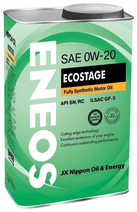 Синтетическое моторное масло ENEOS Ecostage SN/RC 0W-20