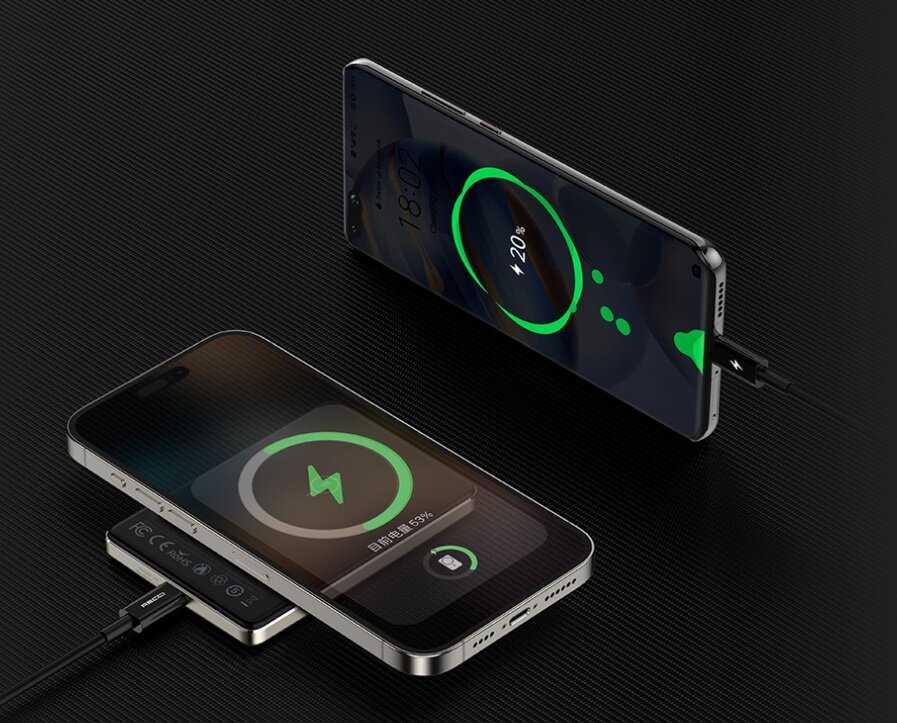 Внешний магнитный беспроводной аккумулятор RECCI Armor (4900 mAh) фотография 3