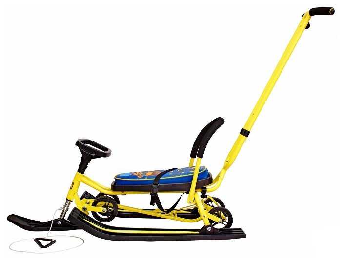 Снегокат Барс 111 Mobile с Т-образным толкателем и колесной базой фотография 7