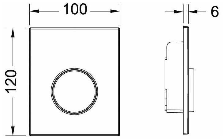 Кнопка смыва TECE 9242627 фотография 1