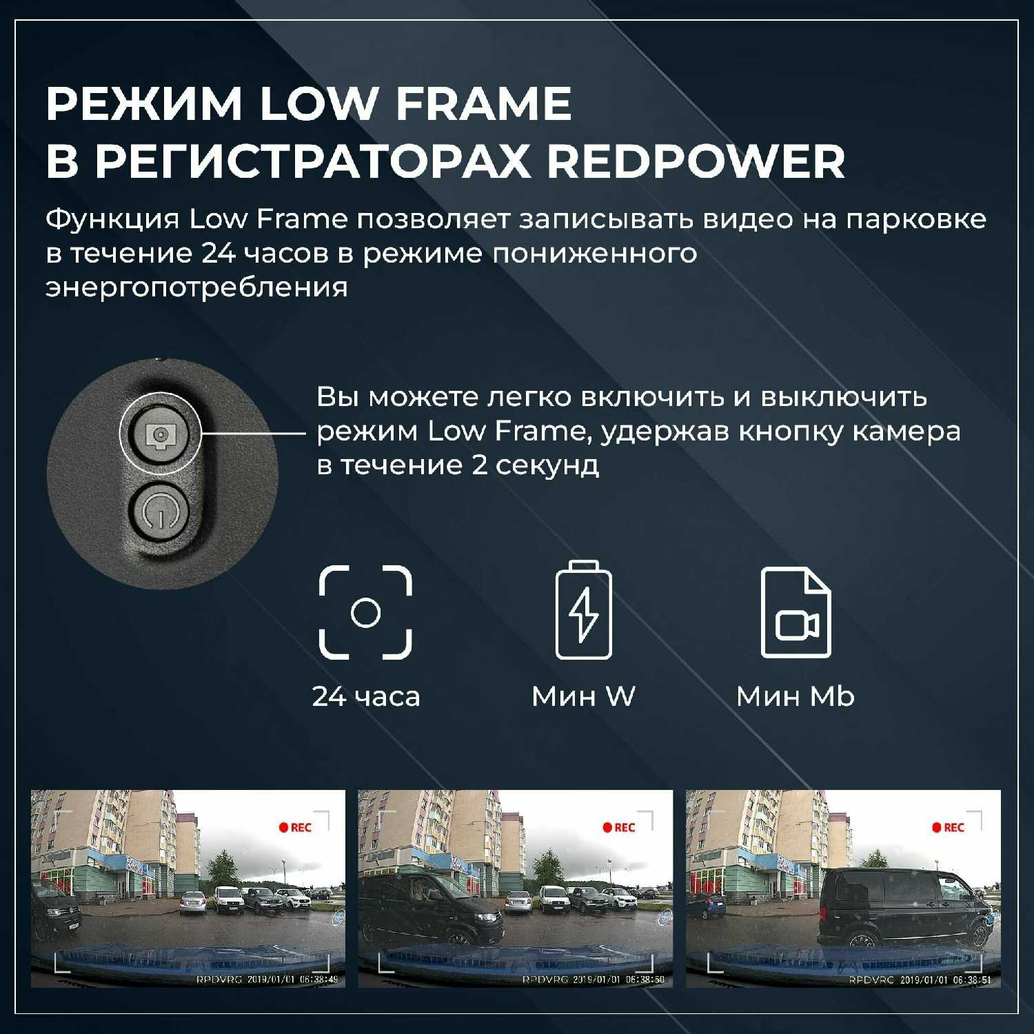 Штатный видеорегистратор RedPower DVR-CG-G (2017-2022) фотография 4