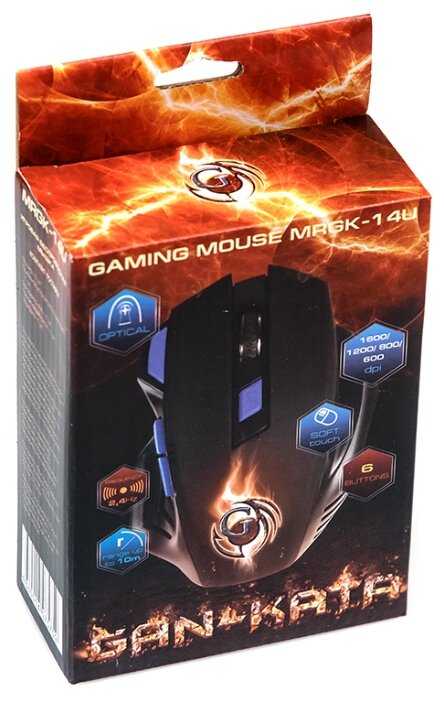 Беспроводная мышь Dialog Gan-Kata MRGK-14U Black USB фотография 9