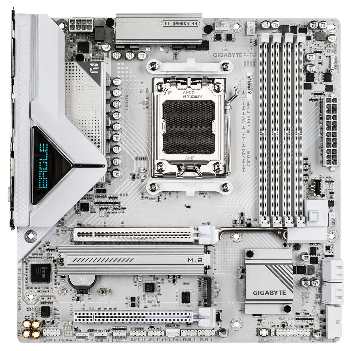 Материнская плата Gigabyte B850M EAGLE WIFI6E ICE [AM5, AMD B850, Micro-ATX]