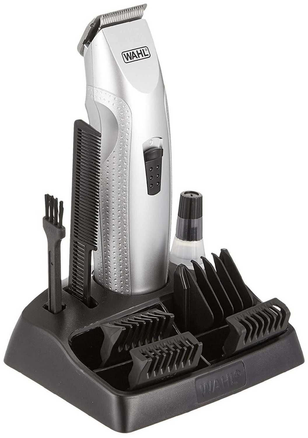 Триммер Wahl Mustache&Beard trimmer, серебристый фотография 1