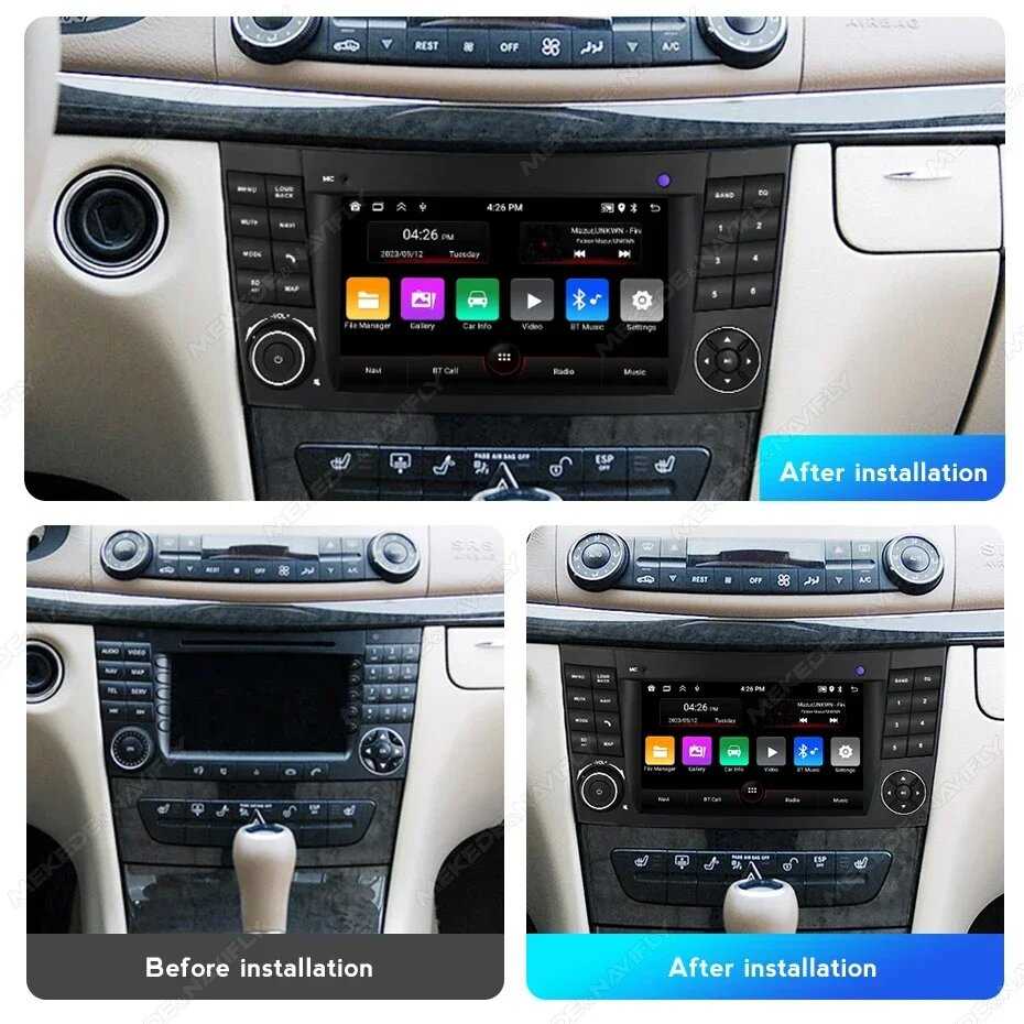 Автомагнитола Mercedes Benz Android (W211) фотография 26