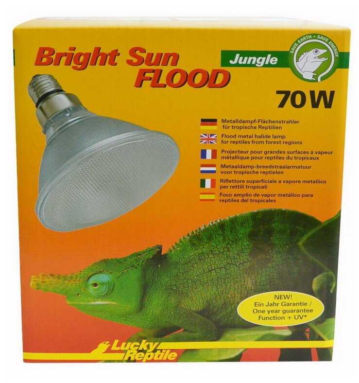 Лампа LUCKY REPTILE Bright Sun UV FLOOD (70Вт)