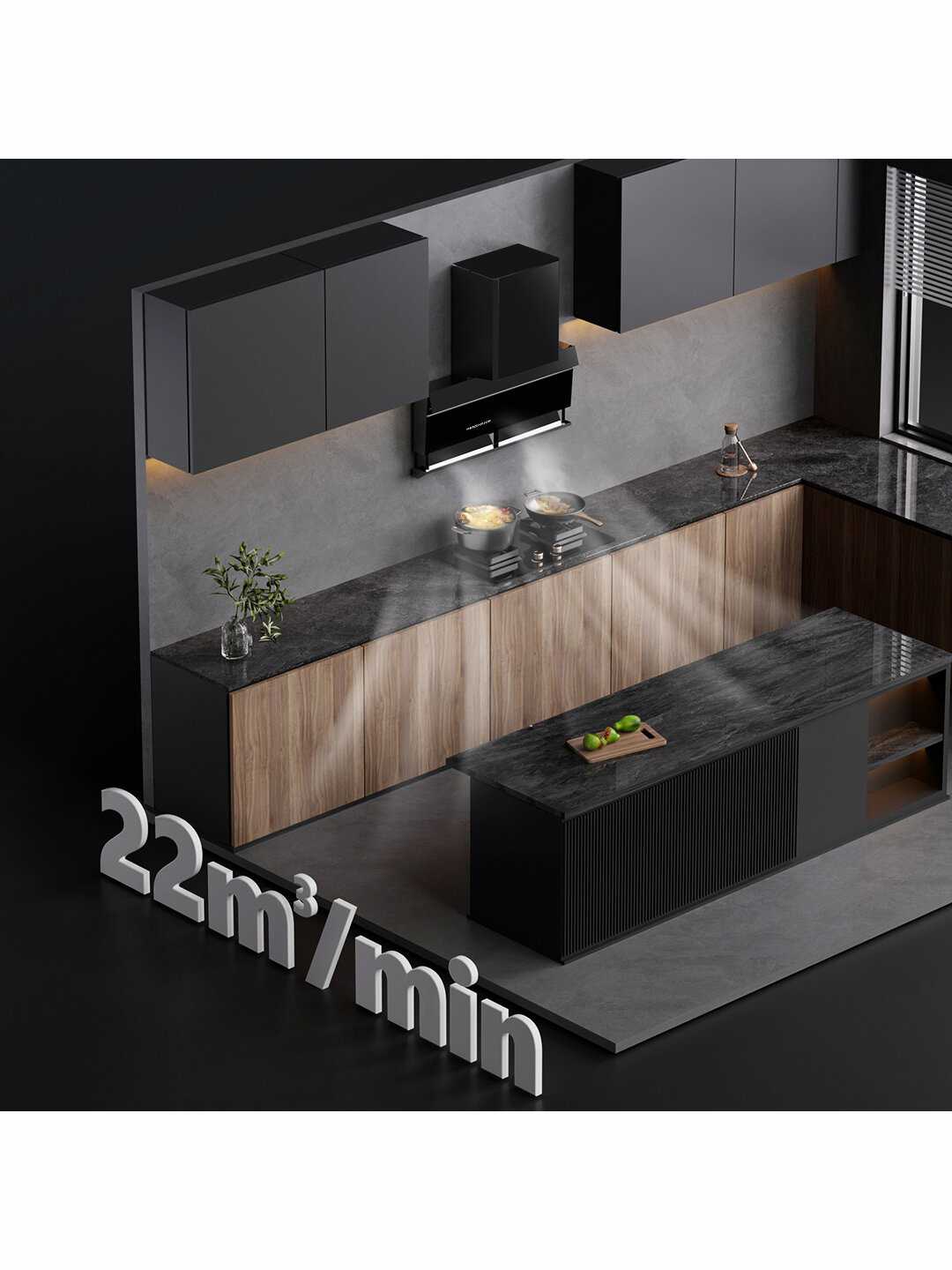 Вытяжка Xiaomi Mensarjor Ultra Thin Range Hood (CXW-300-B01) фотография 5