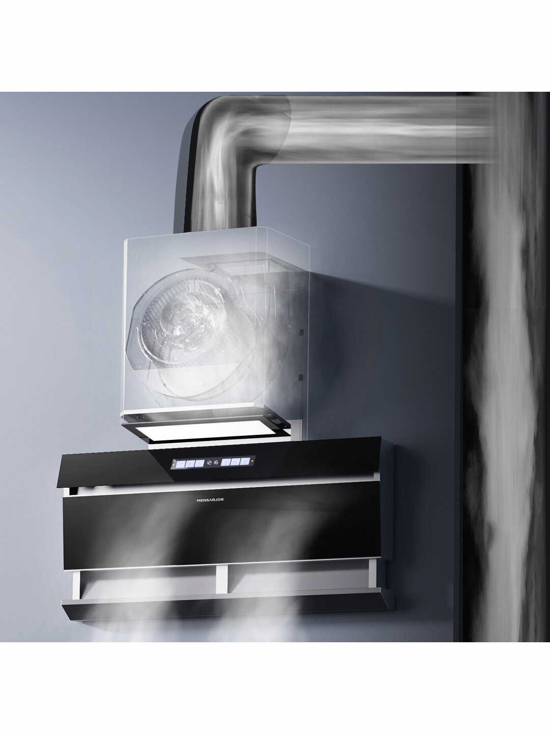 Вытяжка Xiaomi Mensarjor Ultra Thin Range Hood (CXW-300-B01) фотография 6