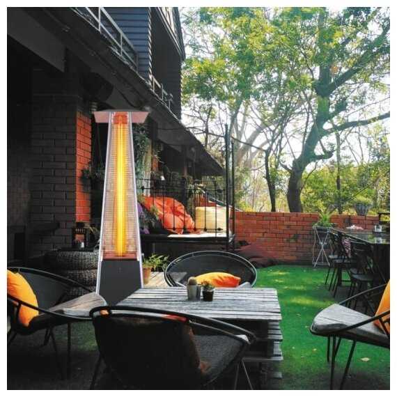 Газовый уличный обогреватель Aesto A-04T 13 кВт, 20 м2 фотография 17