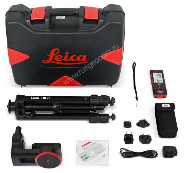 Лазерный дальномер Leica Geosystems DISTO D810 Touch Pro Pack фотография 14