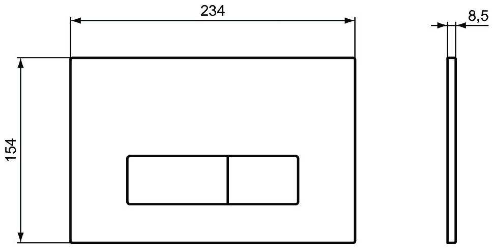 Кнопка смыва Ideal STANDARD Oleas P2 фотография 10