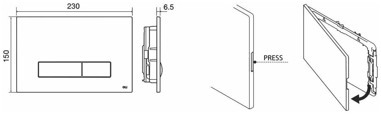 Рамная инсталляция OLI Sanitarblock (300572) фотография 16