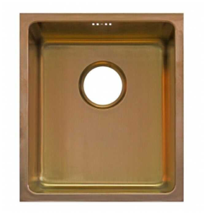 Врезная кухонная мойка Seaman ECO Roma SMR-4438A-Red Bronze.A, 44х38см, нержавеющая сталь