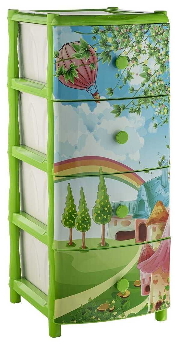 Комод Элластик-Пласт детский пластиковый 40х47х98см фотография 2