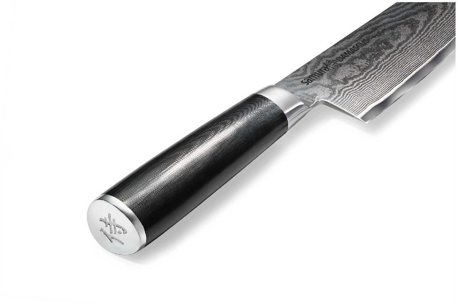 Нож Samura Damascus накири, 16,7 см, G-10, дамаск 67 слоев фотография 1