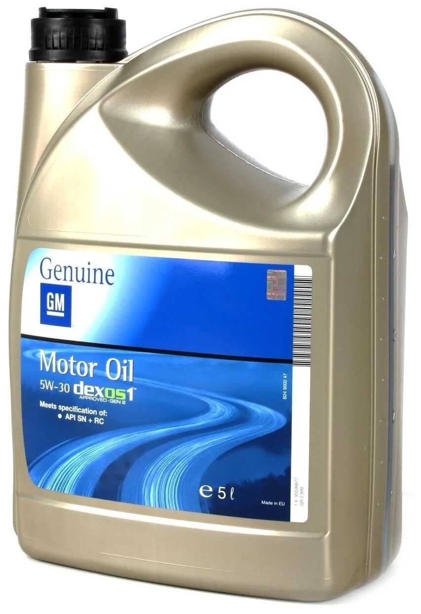Синтетическое моторное масло GENERAL MOTORS GM Dexos1 Gen2 5W30 фотография 1