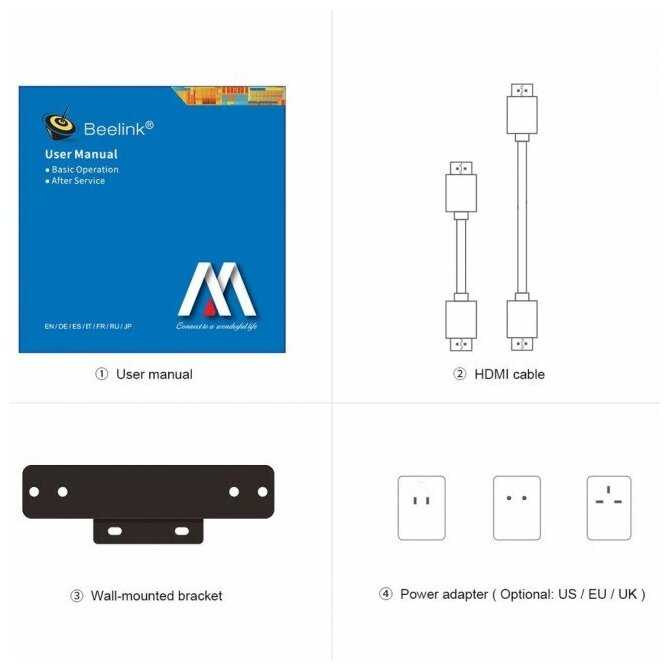 Мини-компьютер Beelink T34-M Windows 10 6/256Гб фотография 4