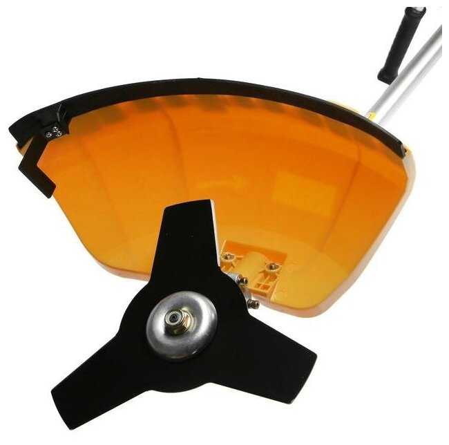 Триммер бензиновый тундра, Easy-start, леска/нож, 43 см3, 2 л. с, в двух коробках фотография 2