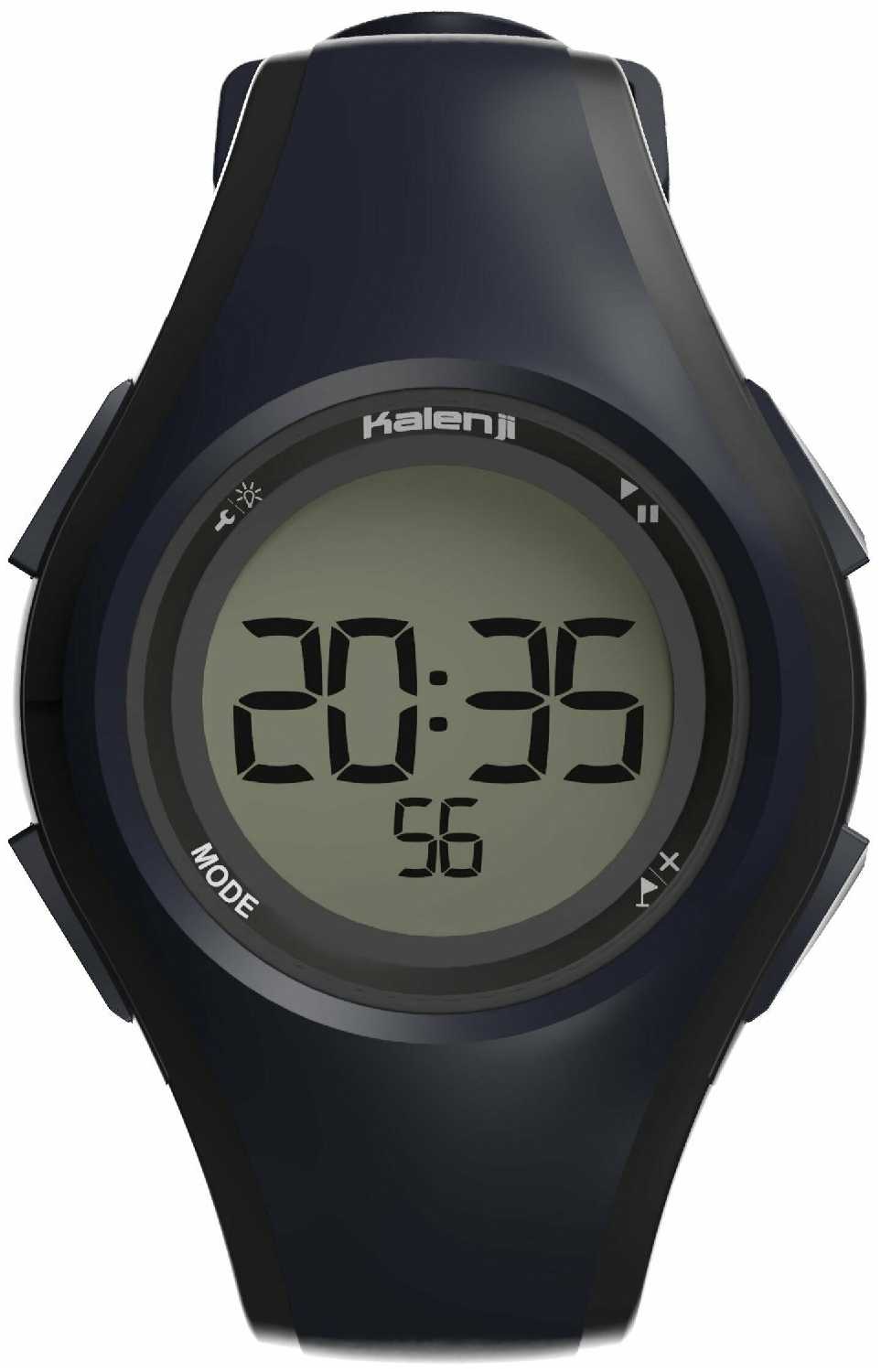 Часы-секундомер для бега W200 m темно-синие KALENJI X Decathlon фотография 4