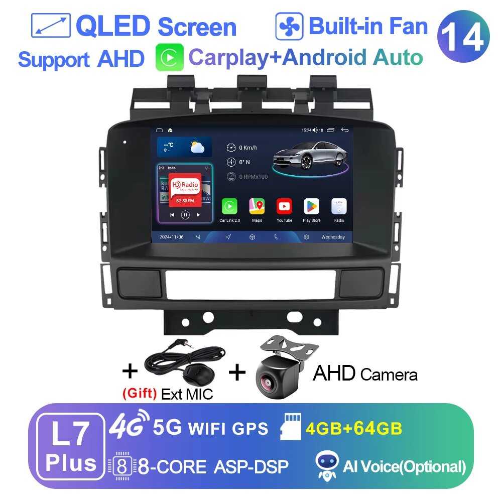 Автомагнитола LEHX L6Pro, 2DIN, Android 12, для Buick Excelle GT XT Opel Astra J 2010-2013 CD300 CD400 фотография 29