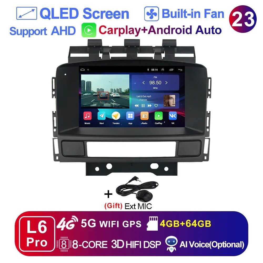 Автомагнитола LEHX L6Pro, 2DIN, Android 12, для Buick Excelle GT XT Opel Astra J 2010-2013 CD300 CD400 фотография 30