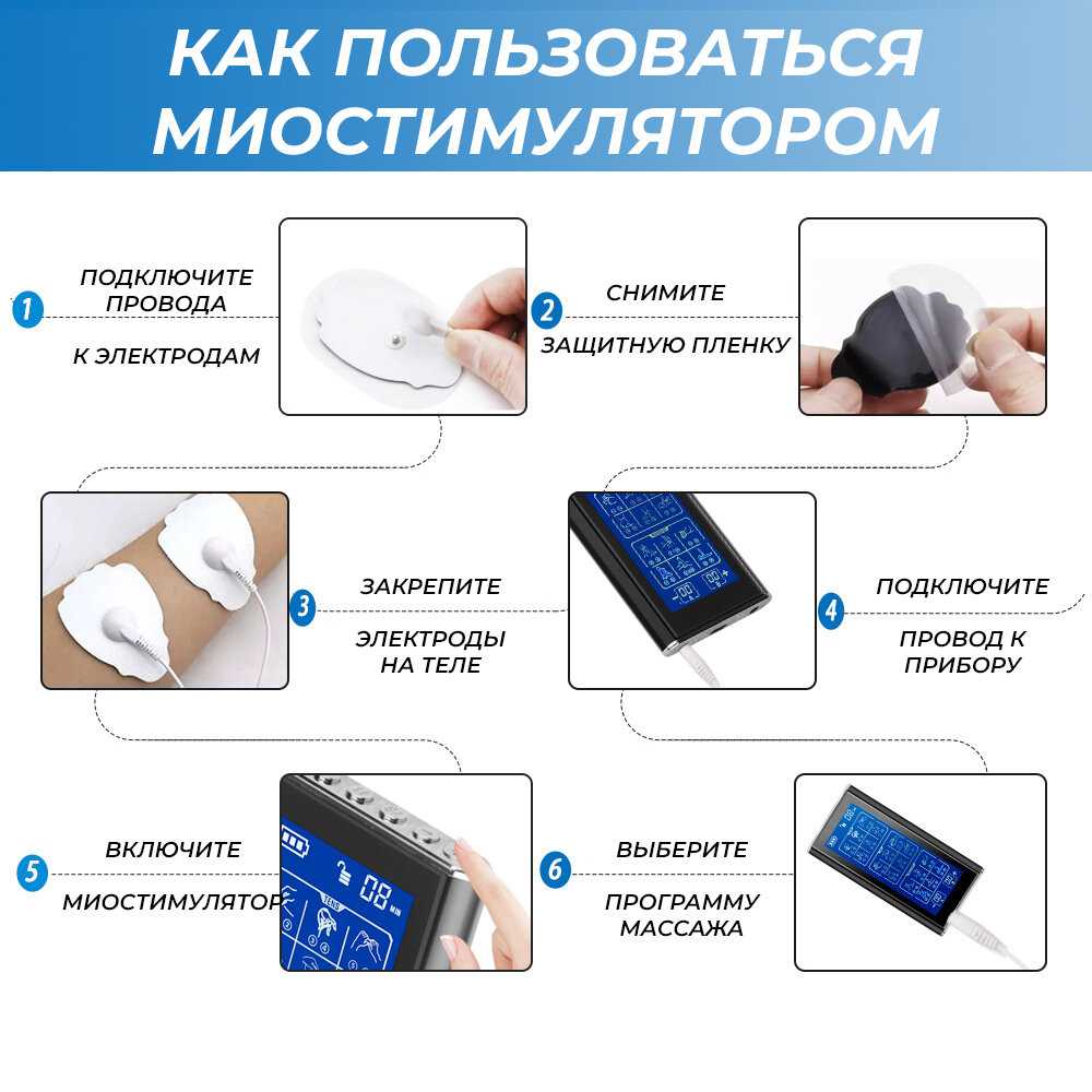 Массажер миостимулятор для тела EMS-450 фотография 17